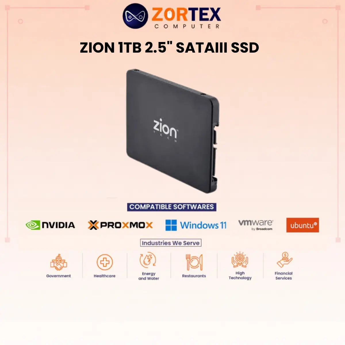 ZION 1TB 2.5" SATAIII SSD