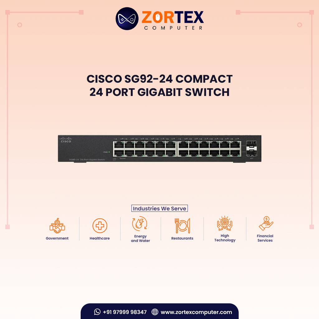 Cisco SG92-24 Compact 24 Port Gigabit Switch