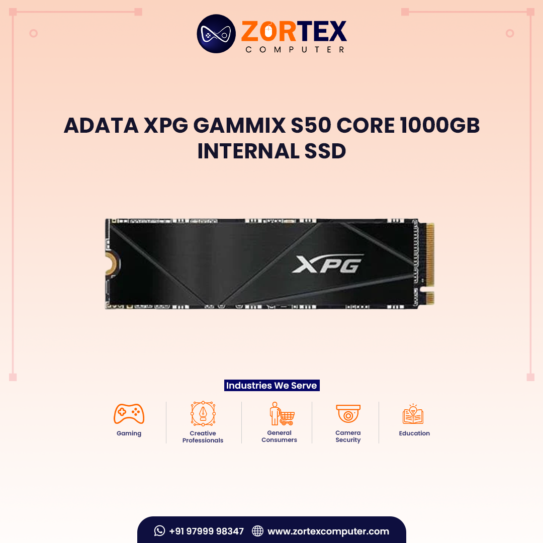Adata XPG Gammix S50 Core 1000GB Internal SSD