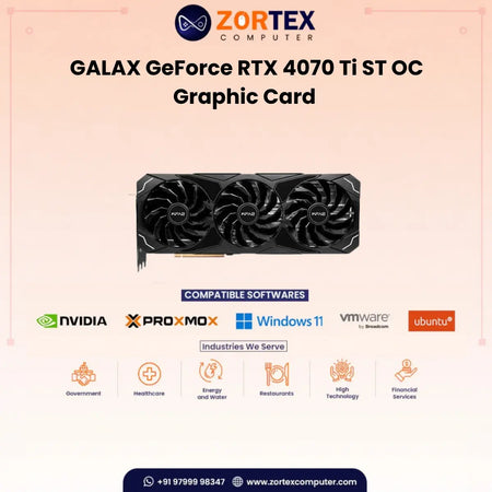 GALAX GeForce RTX 4070 Ti ST 1-Click OC Graphic Card 47IOM7MD6TTS