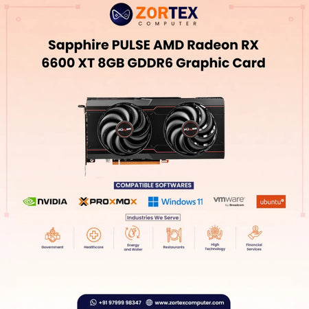 Sapphire PULSE AMD Radeon RX 6600 XT 8GB GDDR6 Graphic Card 11309-03-20G
