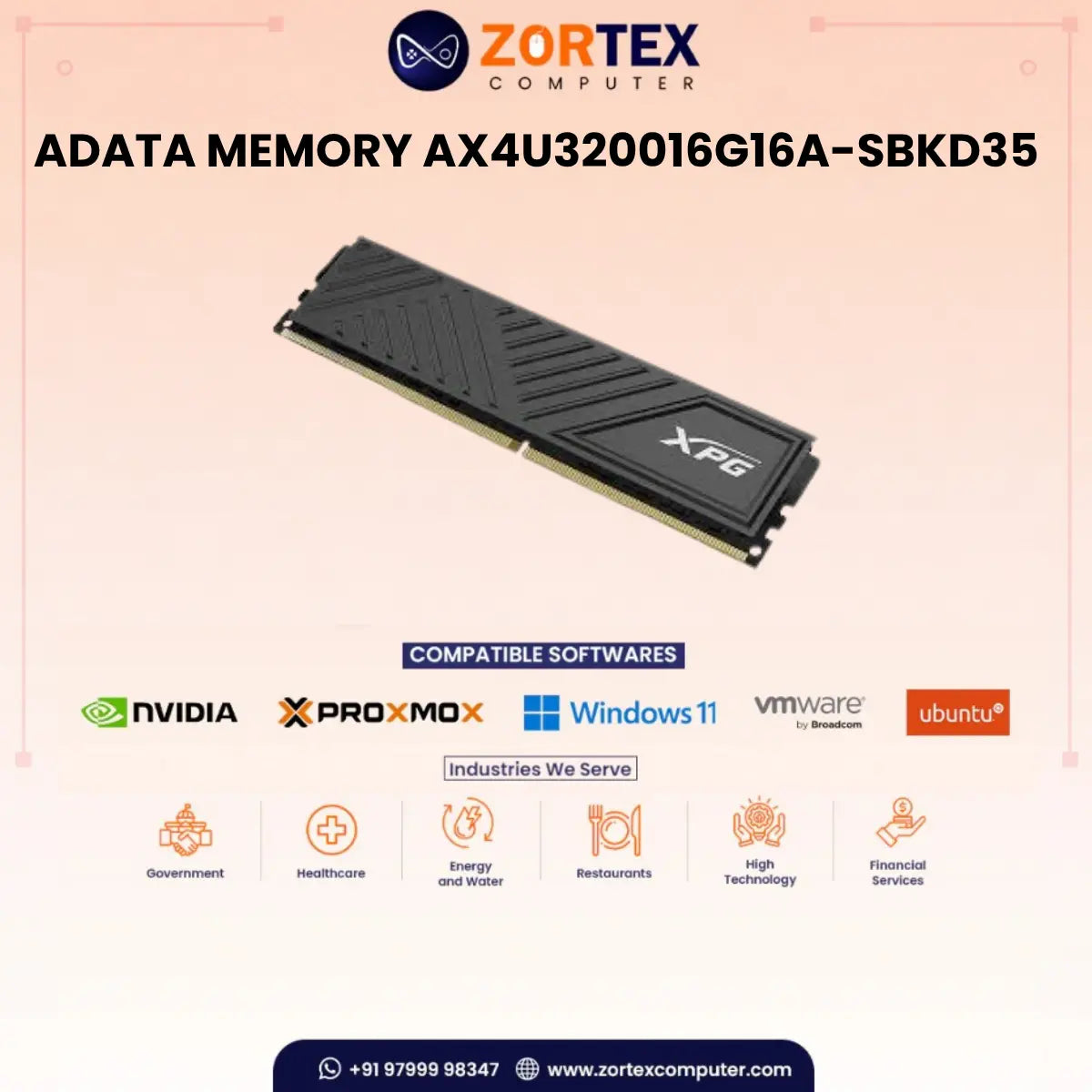 ADATA MEMORY AX4U320016G16A-SBKD35