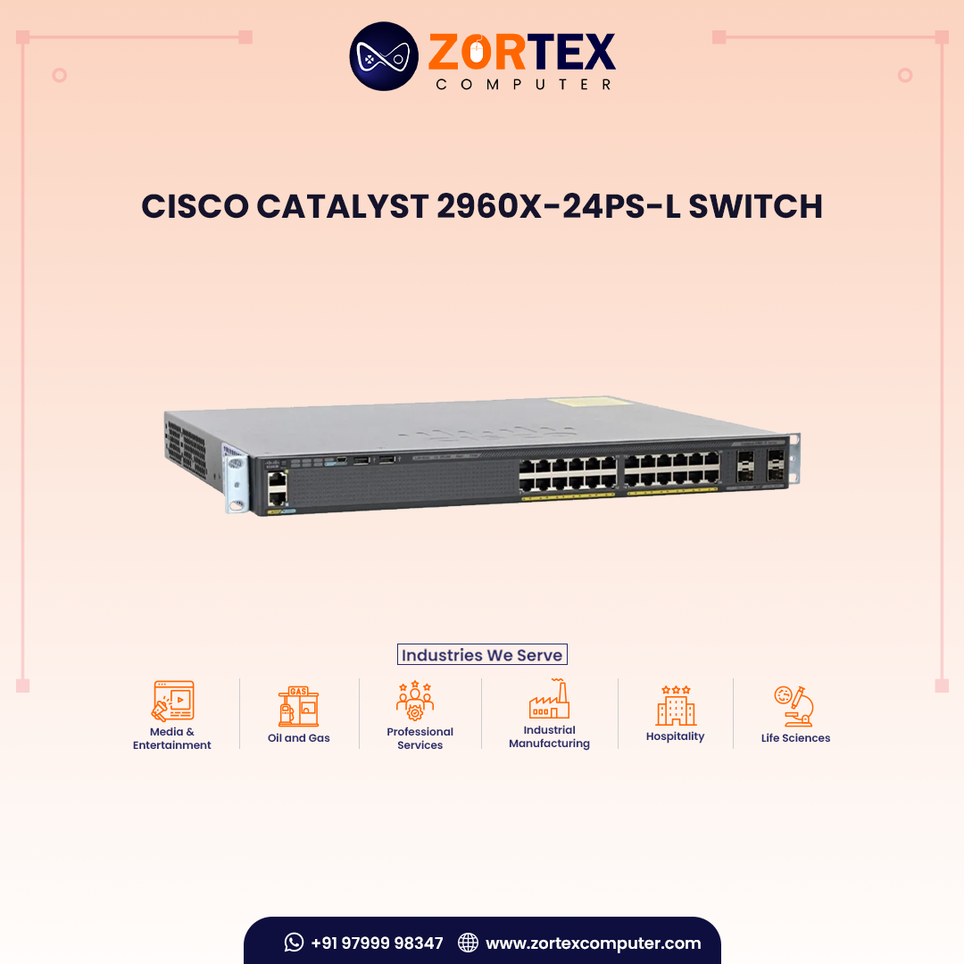 Cisco Catalyst 2960X-24PS-L Switch