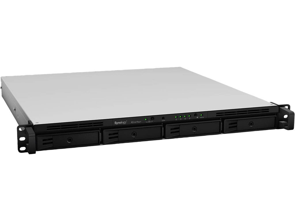Synology NAS RS1619xs+ (4-Bay) with 10TB usable Storage