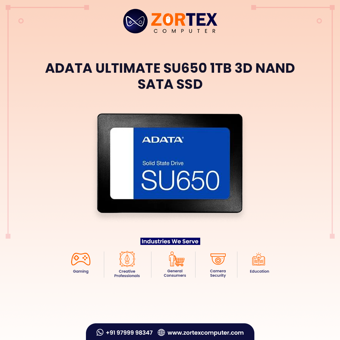 ADATA Ultimate SU650 1TB 3D NAND SATA SSD