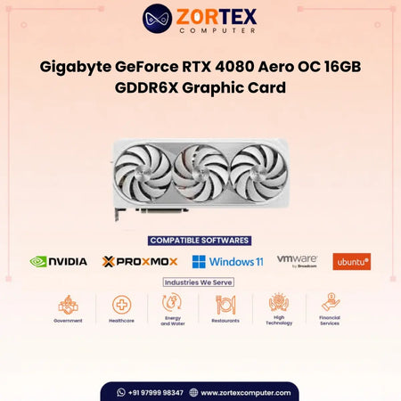 Gigabyte GeForce RTX 4080 Aero OC 16GB GDDR6X Graphic Card GV-N4080AERO-OC-16GD