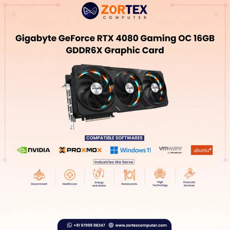 Gigabyte GeForce RTX 4080 Gaming OC 16GB GDDR6X Graphic Card GV-N4080GAMING OC-16GD