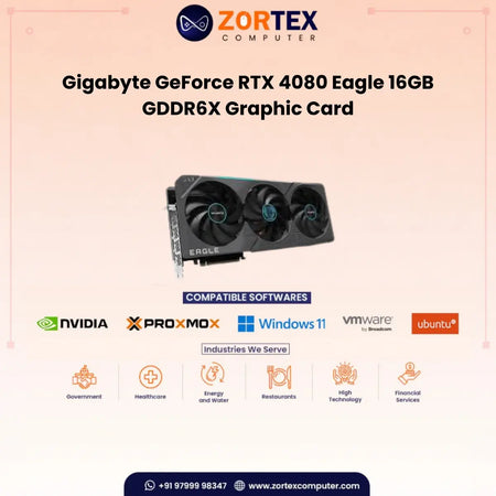 Gigabyte GeForce RTX 4080 Eagle 16GB GDDR6X Graphic Card GV-N4080EAGLE-16GD