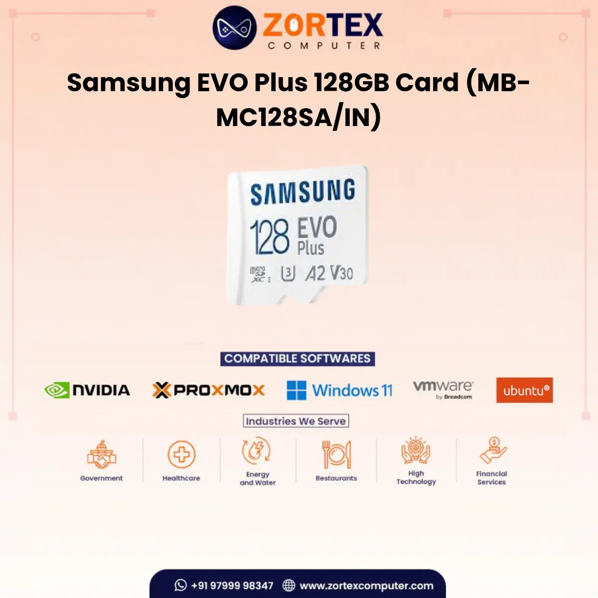 Samsung EVO Plus 128GB Card (MB-MC128SA/IN)