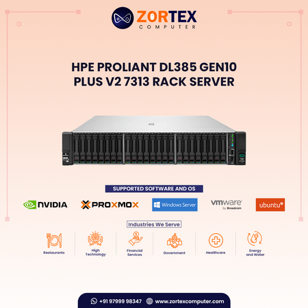 HPE ProLiant DL385 Gen10 Plus v2 7313 Rack Server
