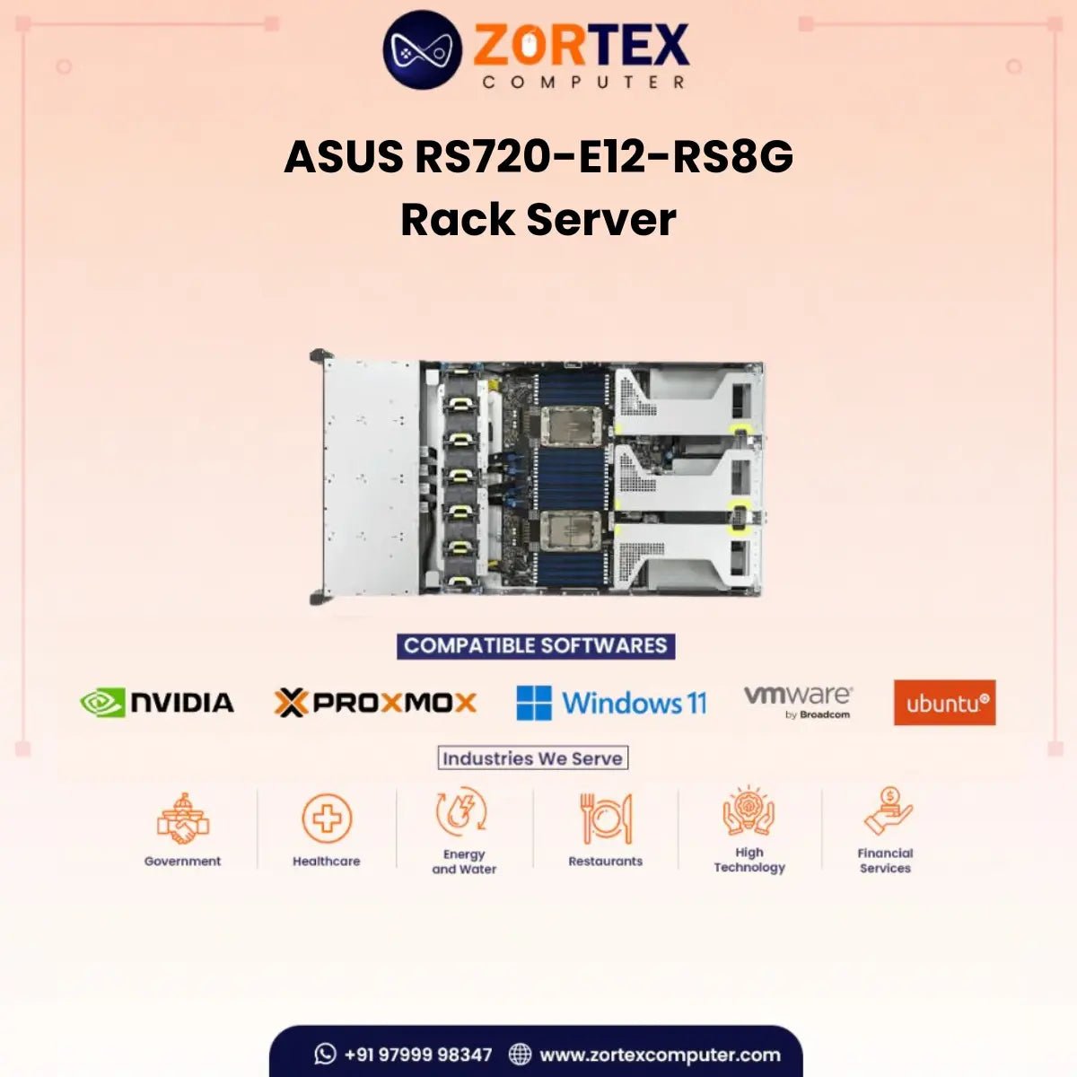 ASUS RS720-E12-RS8G Rack Server