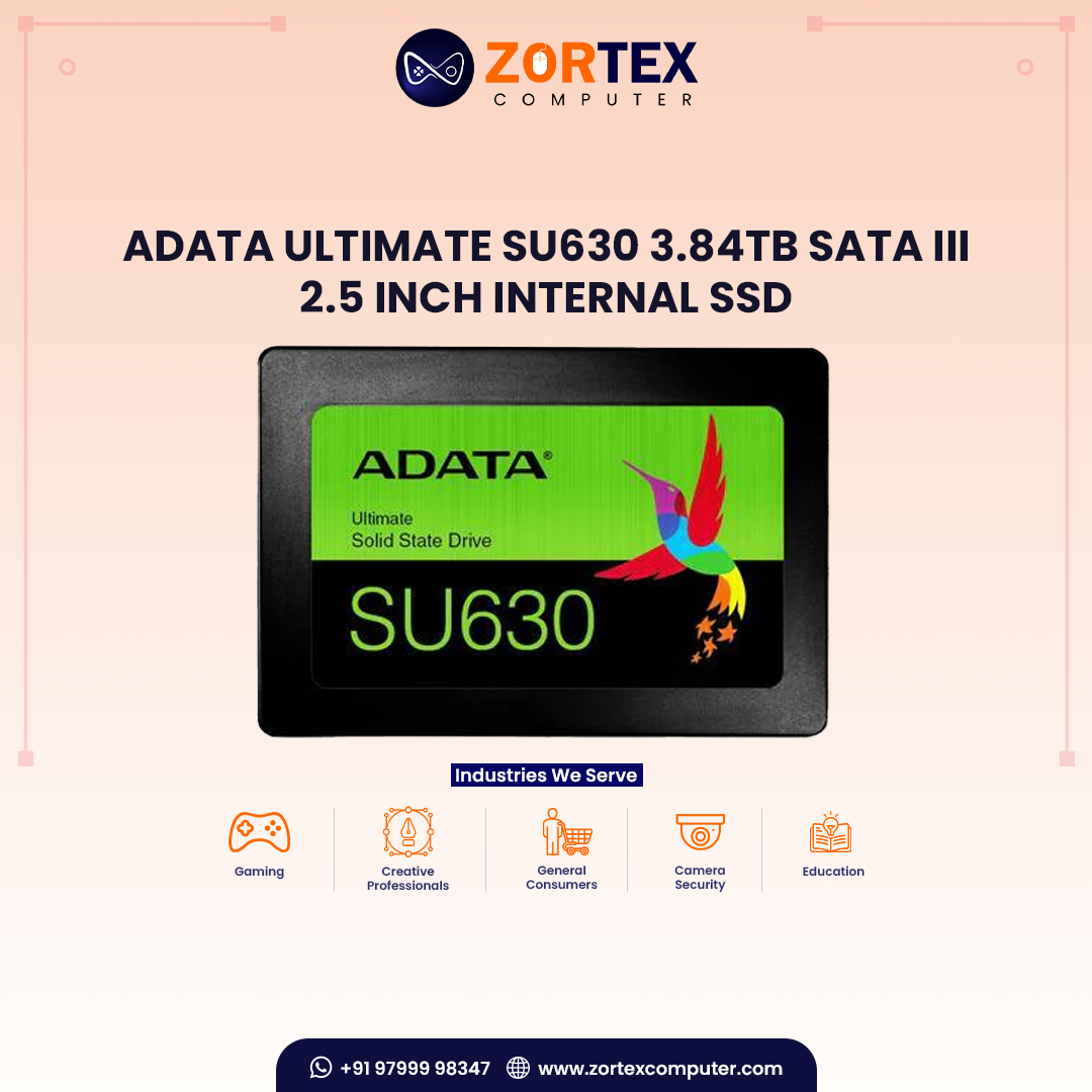 ADATA Ultimate SU630 3.84TB SATA III 2.5 Inch Internal SSD