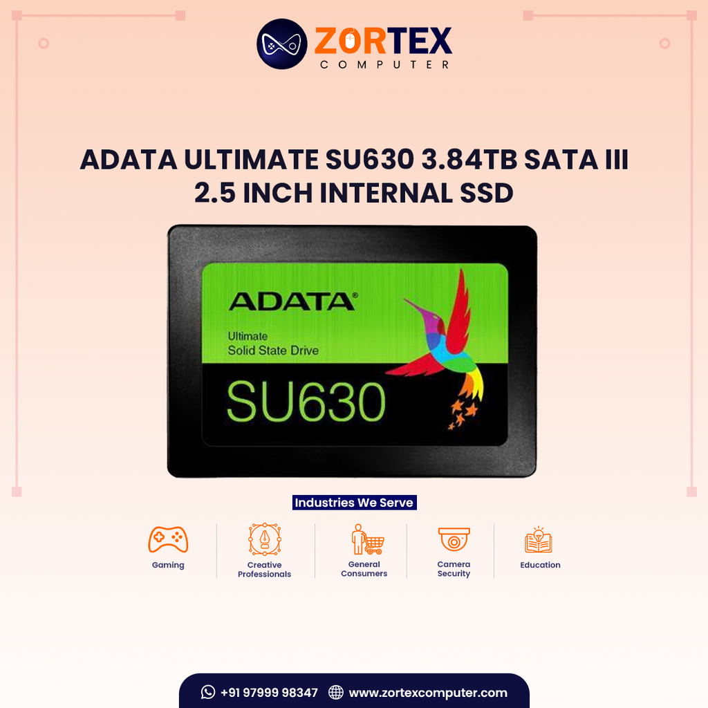 ADATA Ultimate SU630 3.84TB SATA III 2.5 Inch Internal SSD