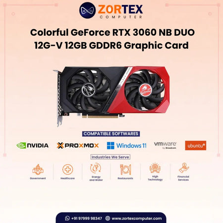 Colorful GeForce RTX 3060 NB DUO 12G-V 12GB GDDR6 Graphic Card
