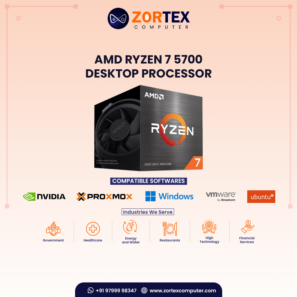 AMD Ryzen 7 5700 Desktop Processor