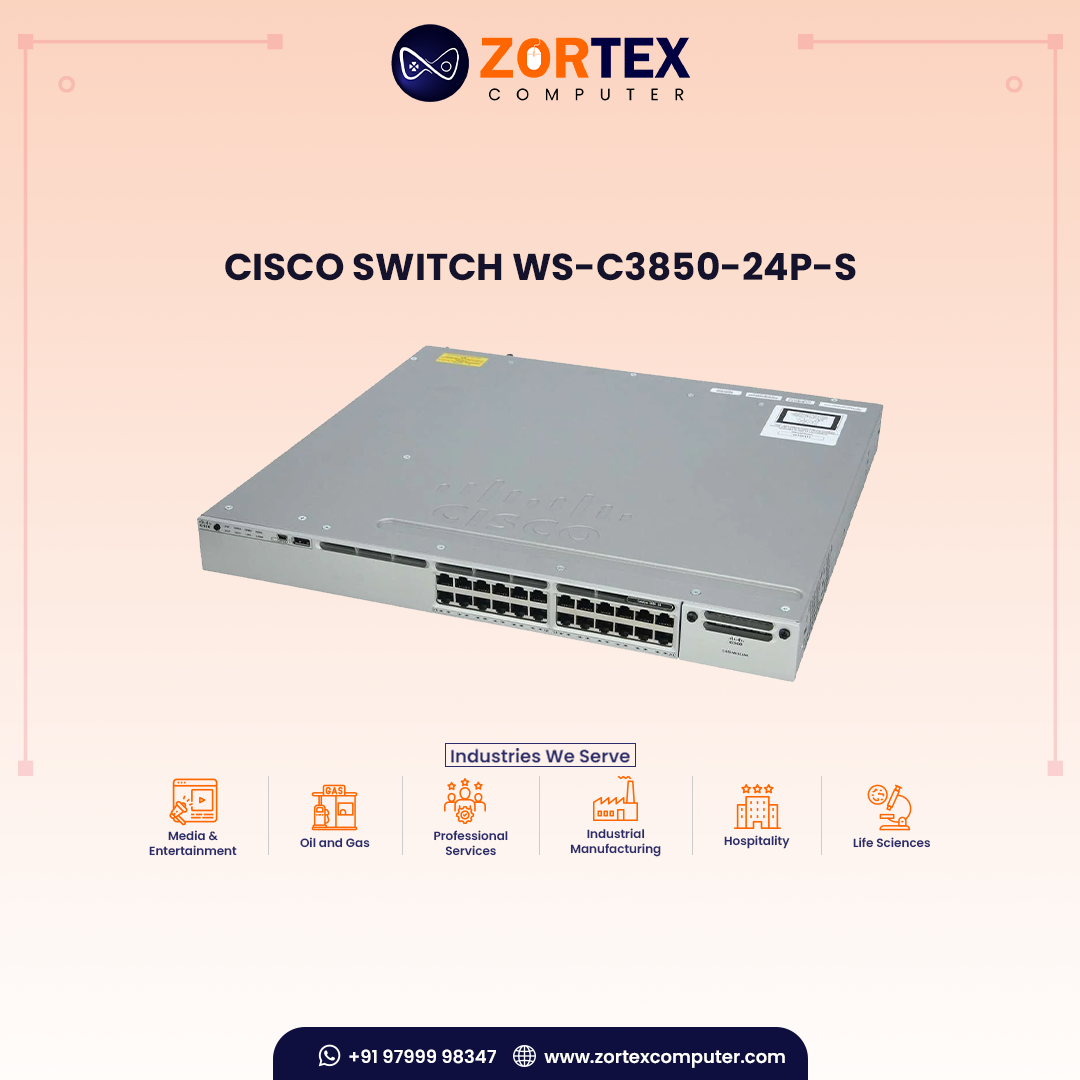 Cisco Switch WS-C3850-24P-S
