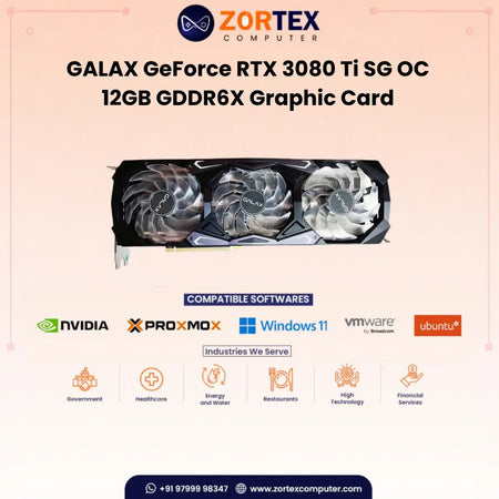 GALAX GeForce RTX 3080 Ti SG (1-Click OC) 12GB GDDR6X Graphic Card 38IOM5MD99DD