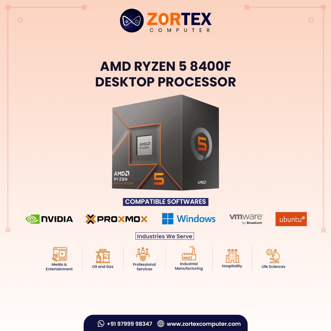 AMD Ryzen 5 8400F Desktop Processor