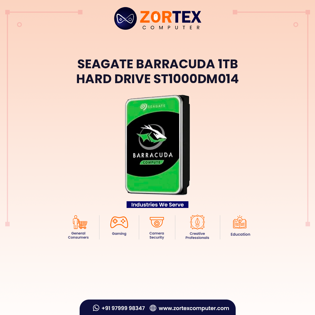 Seagate Barracuda 1TB Hard Drive ST1000DM014