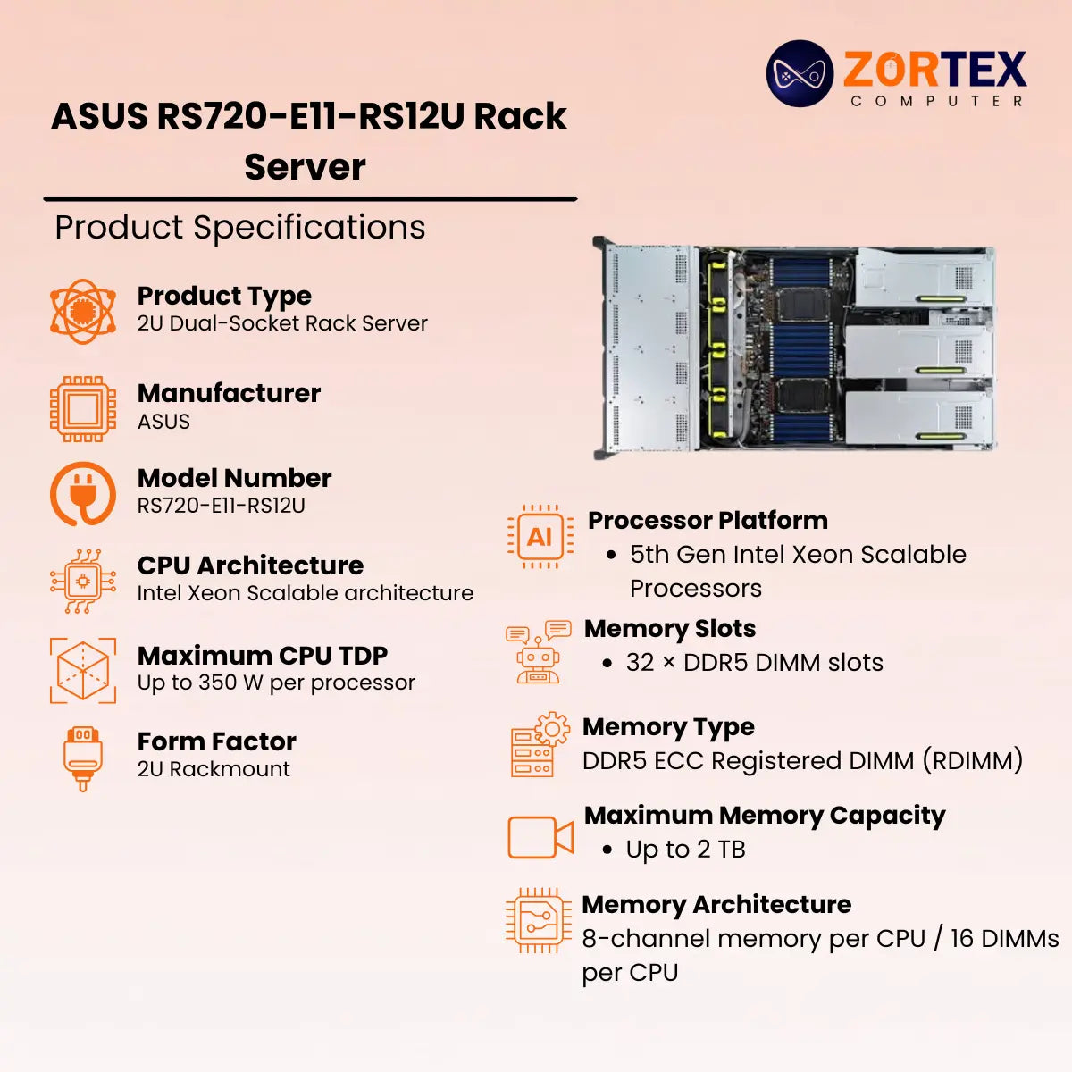 ASUS RS720-E11-RS12U Rack Server