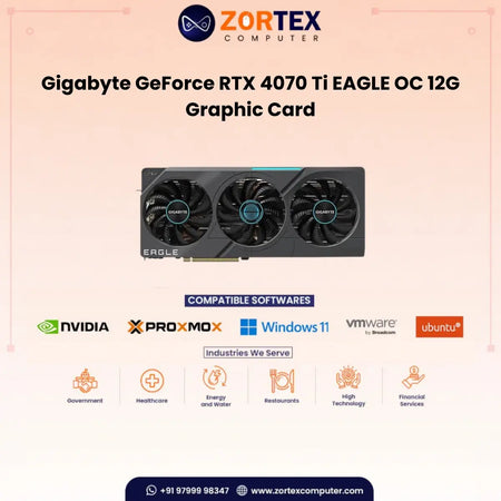 Gigabyte GeForce RTX 4070 Ti EAGLE OC 12G Graphic Card GV-N407TEAGLE OC-12G