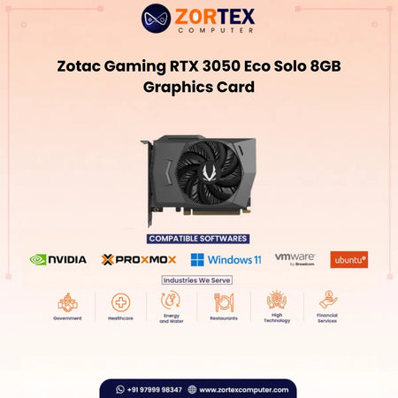 Zotac Gaming RTX 3050 Eco Solo 8GB Graphics Card ZT-A30500R-10L
