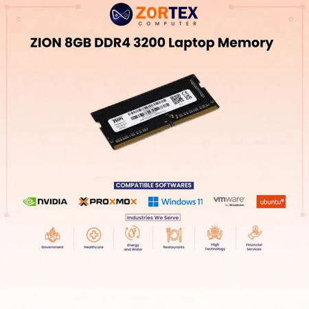 ZION 8GB DDR4 3200 Laptop Memory