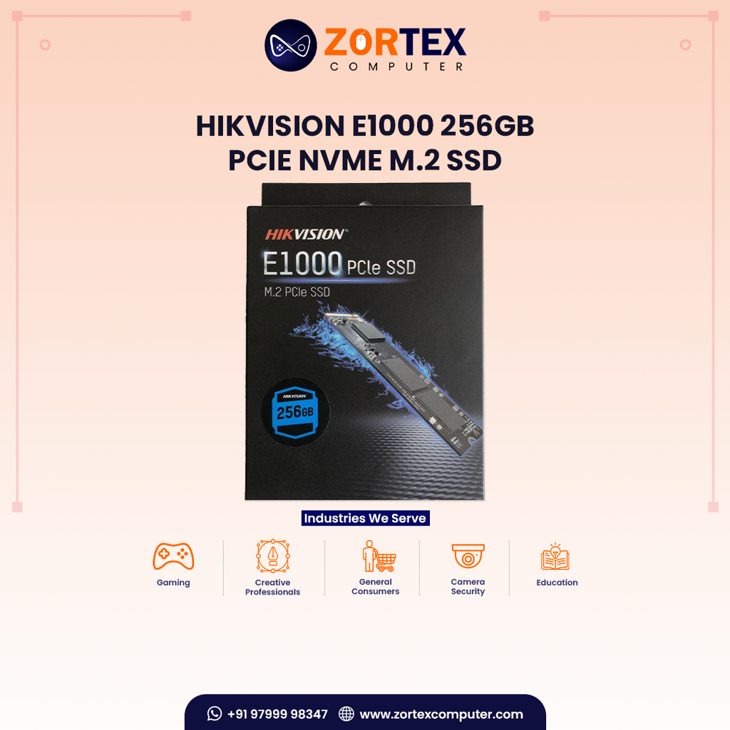 Hikvision E1000 256GB PCIe NVMe M.2 SSD