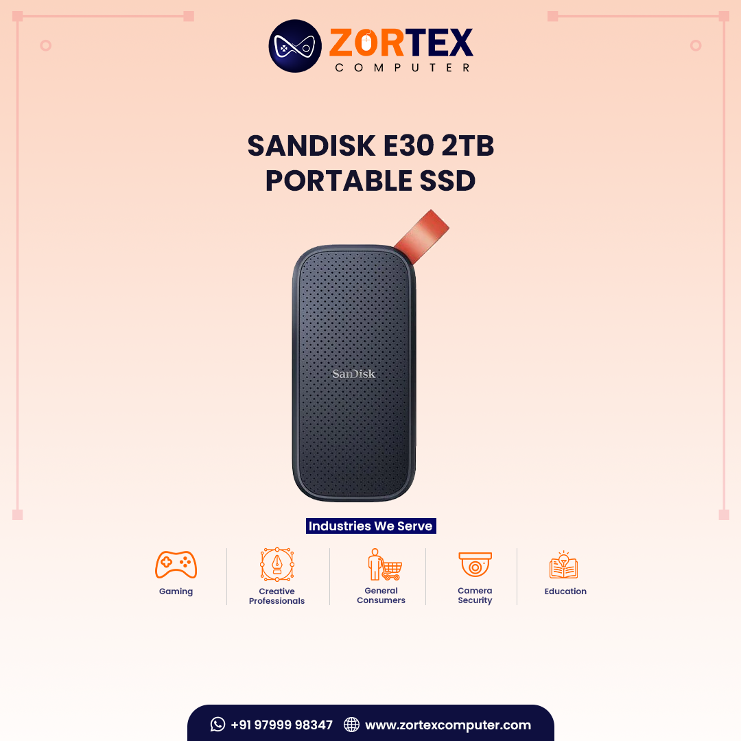 Sandisk E30 2TB Portable SSD
