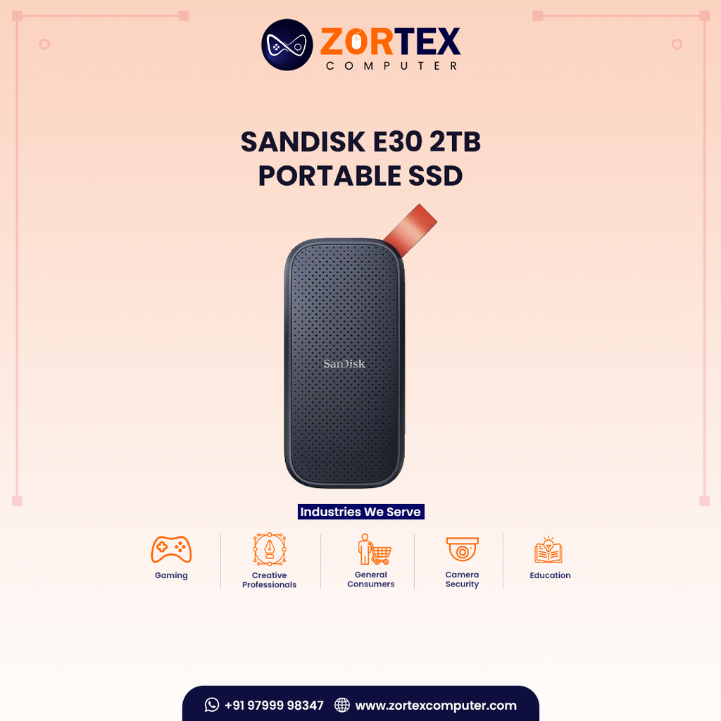 Sandisk E30 2TB Portable SSD