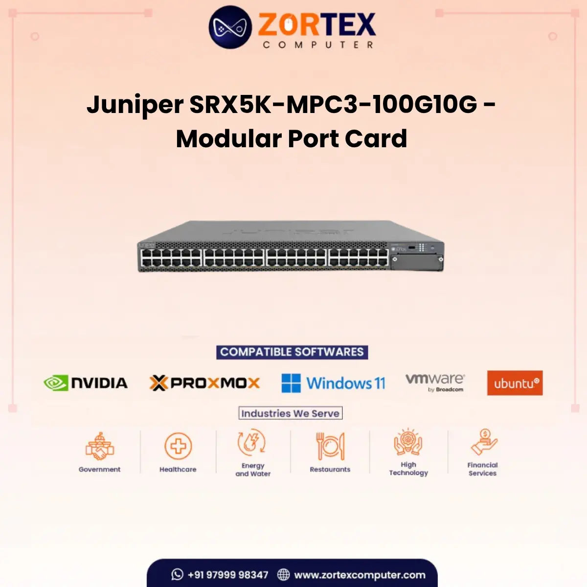 Juniper SRX5K-MPC3-100G10G - Modular Port Card