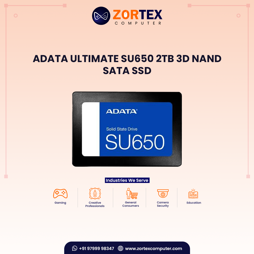 ADATA Ultimate SU650 2TB 3D NAND SATA SSD