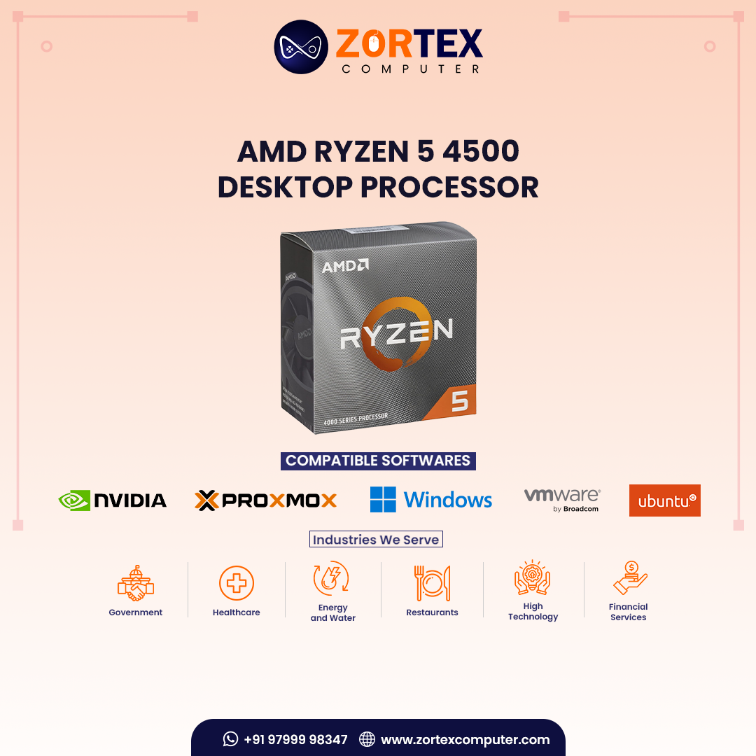 AMD Ryzen 5 4500 Desktop Processor