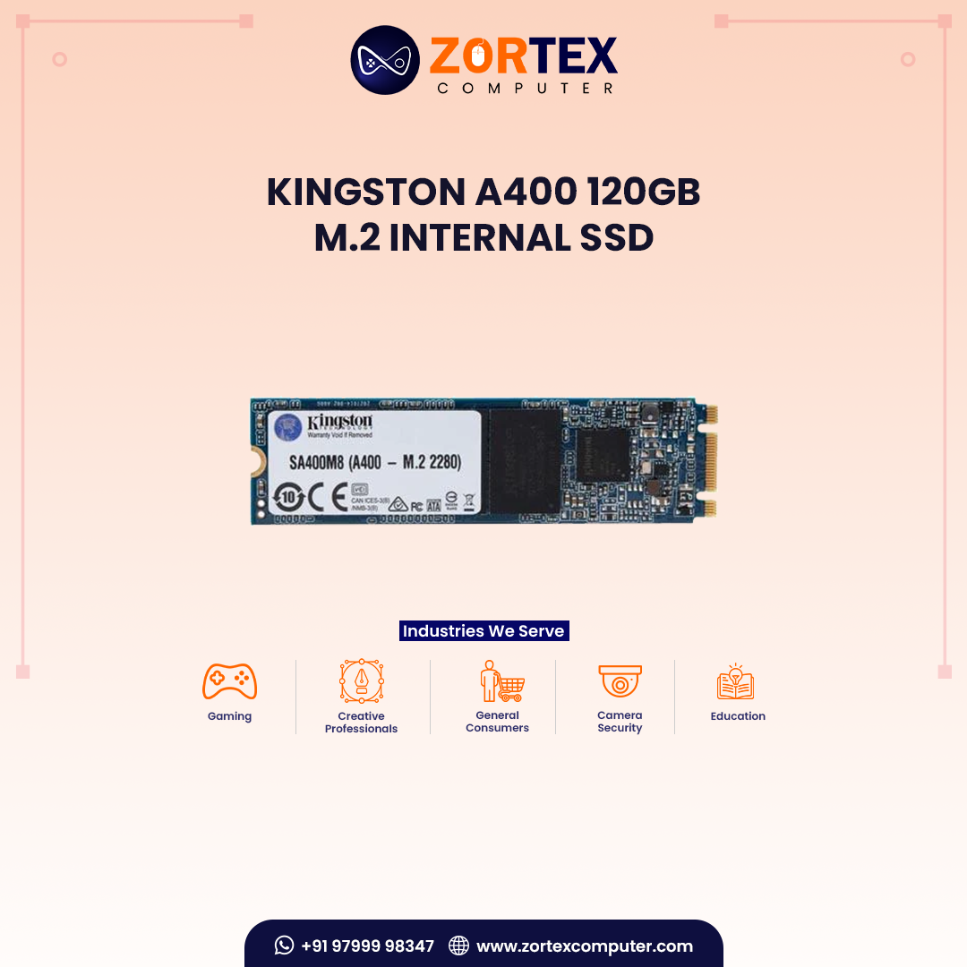 Kingston A400 120GB M.2 internal SSD