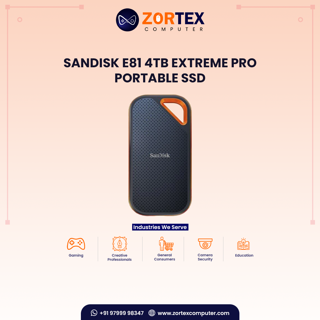 SanDisk E81 4TB Extreme Pro Portable SSD