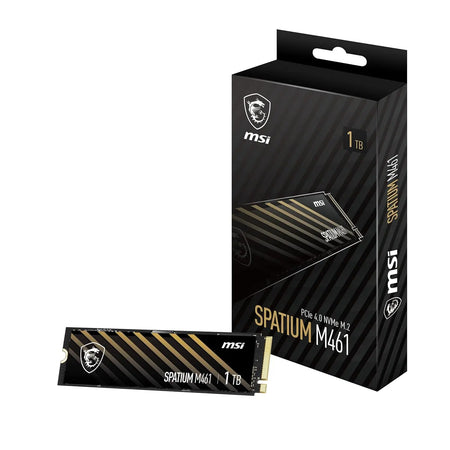 MSI SPATIUM M461 1TB PCIe 4.0 NVMe M.2 SSD