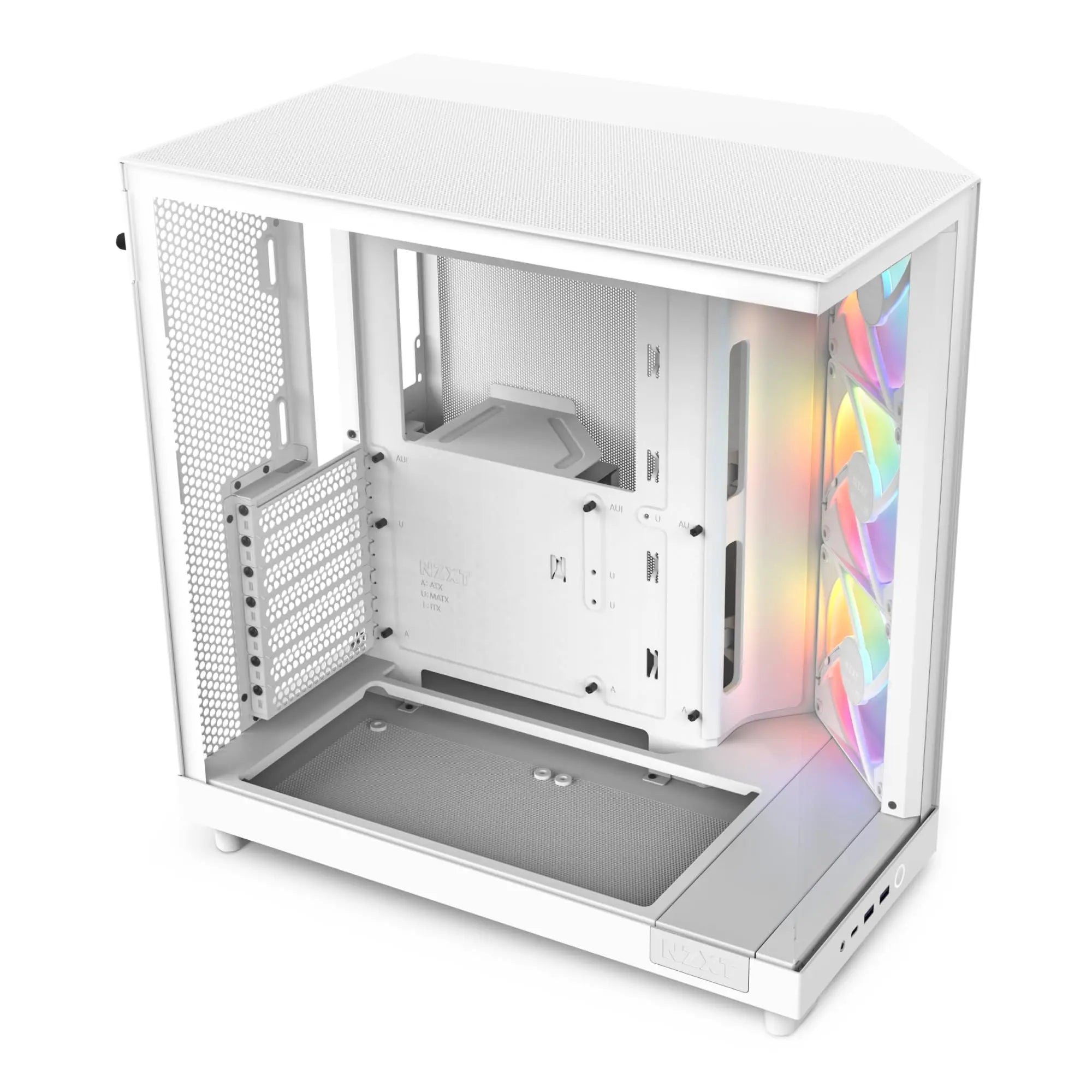 NZXT H6 Flow RGB White PC Case