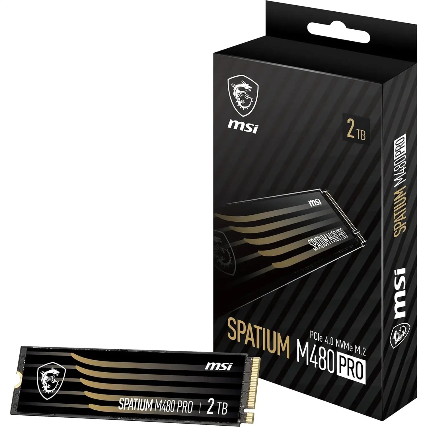 MSI SPATIUM M480 PRO 2TB PCIe 4.0 NVMe M.2 SSD
