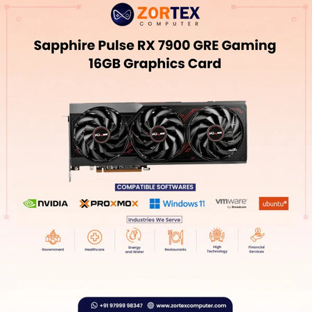 Sapphire Pulse RX 7900 GRE Gaming 16GB Graphics Card 11325-04-20G