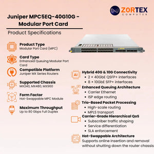 Juniper Mpc5Eq 40G10G | Zortex Computer