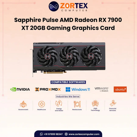 Sapphire Pulse AMD Radeon RX 7900 XT 20GB Gaming Graphics Card 11323-02-20G