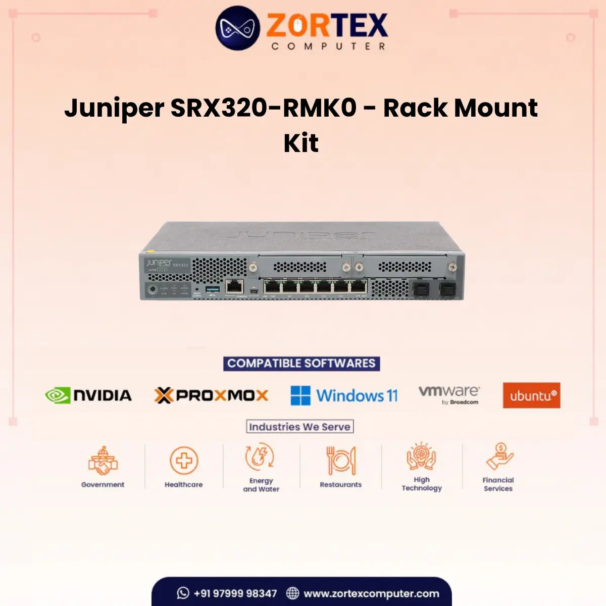 Juniper SRX320-RMK0 - Rack Mount Kit