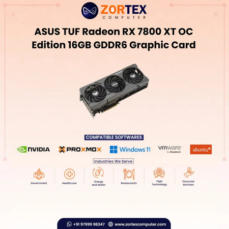 ASUS TUF Gaming Radeon RX 7800 XT OC Edition 16GB GDDR6 Graphic Card