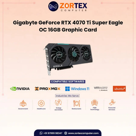 Gigabyte GeForce RTX 4070 Ti Super Eagle OC 16GB Graphic Card GV-N407TSEAGLE-OC-16GD