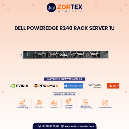 Dell PowerEdge R240 Rack Server 1U