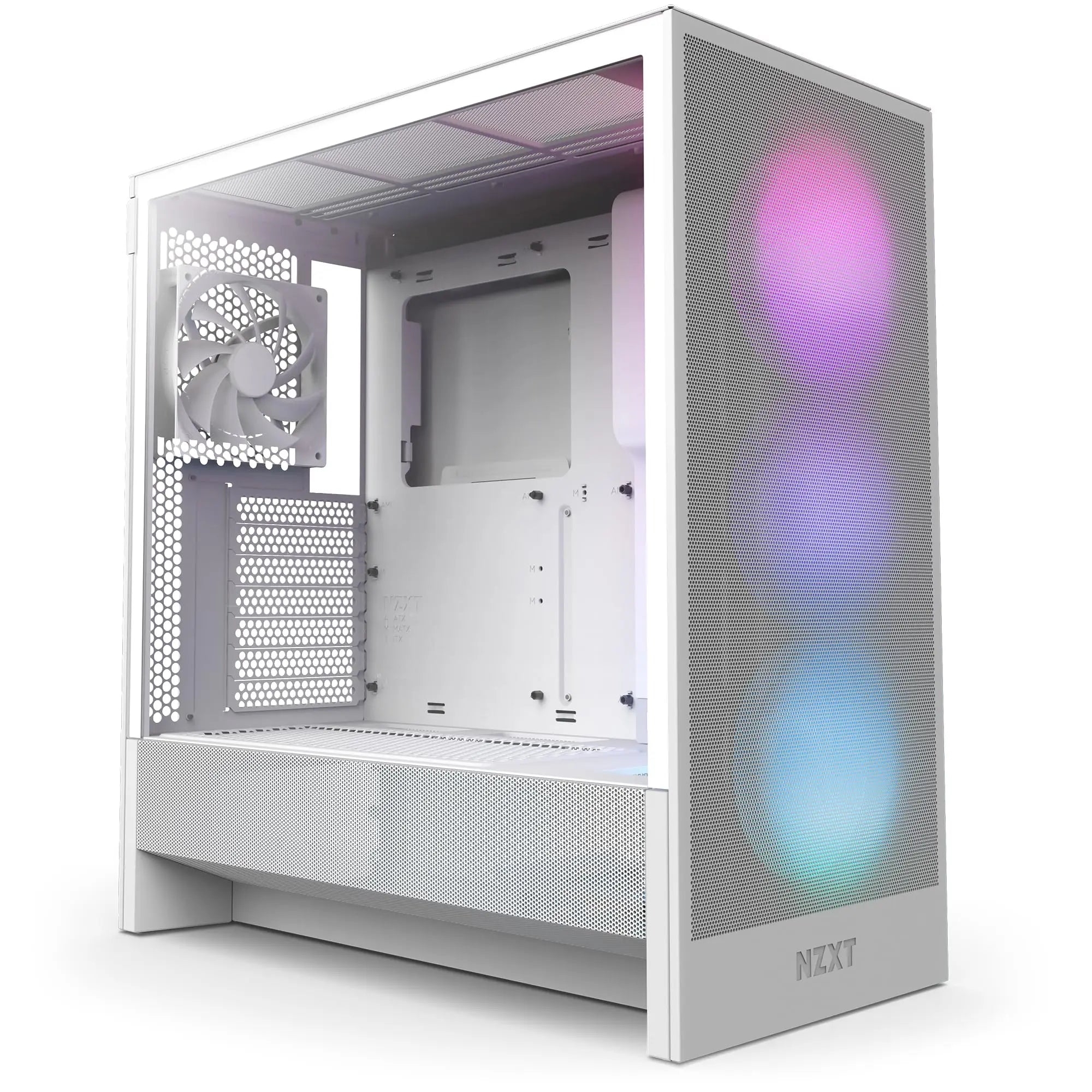 NZXT H5 Flow RGB White PC Case