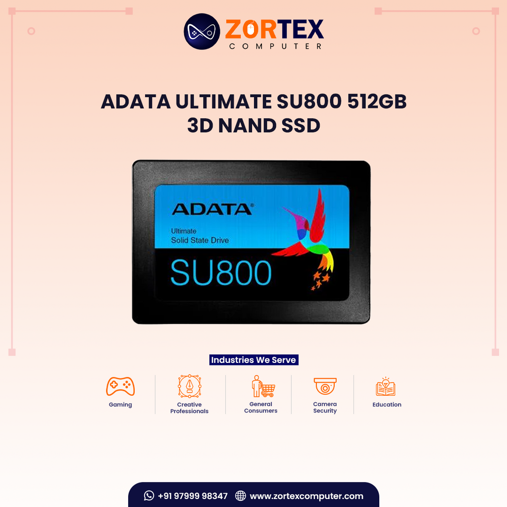 ADATA Ultimate SU800 512GB 3D NAND SSD