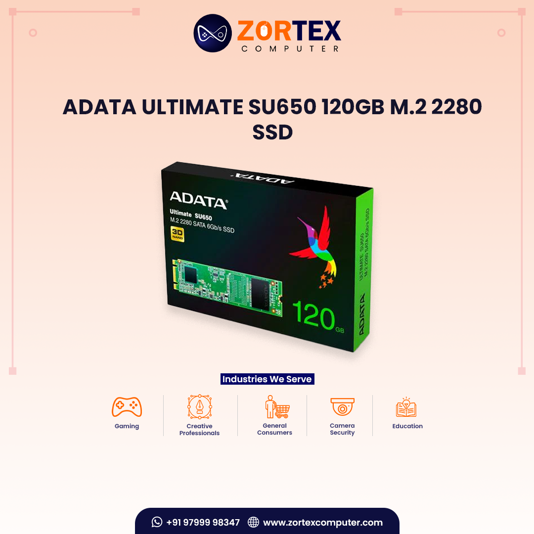 ADATA Ultimate SU650 120GB M.2 2280 SSD