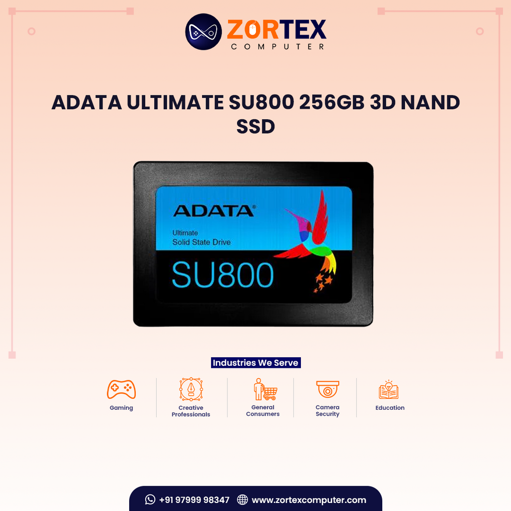 ADATA Ultimate SU800 256GB 3D NAND SSD