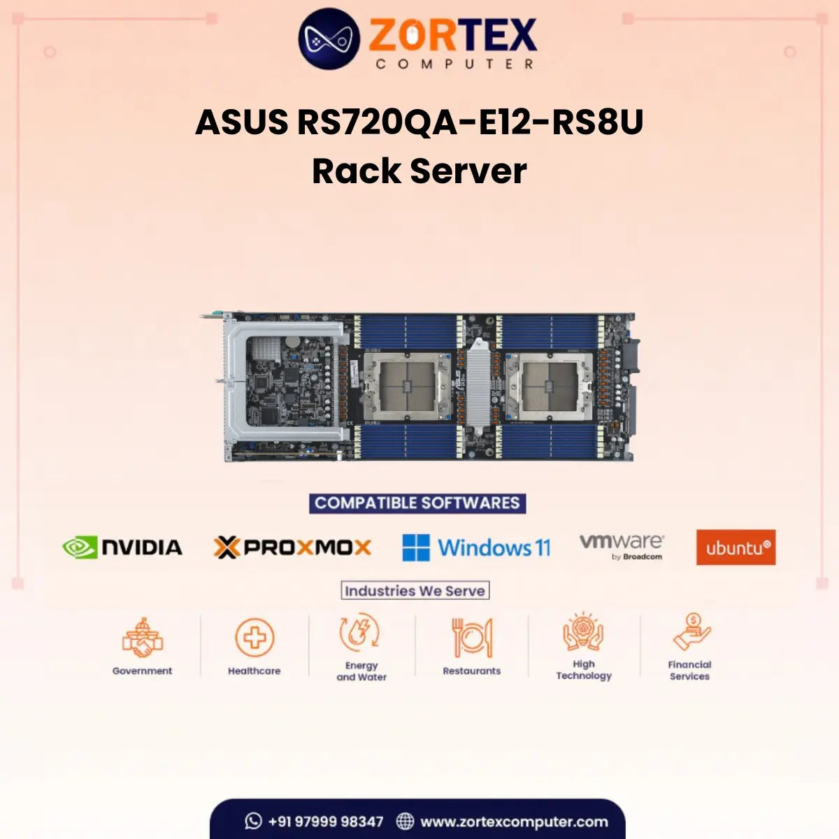 ASUS RS720QA-E12-RS8U High-Density Server